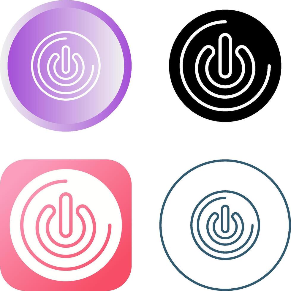 Power Button Vector Icon