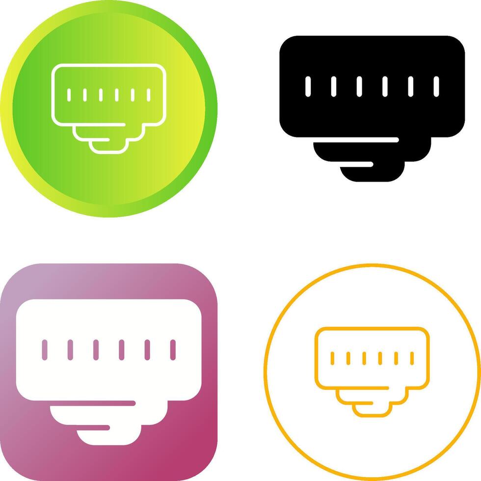 Ethernet Port Vector Icon