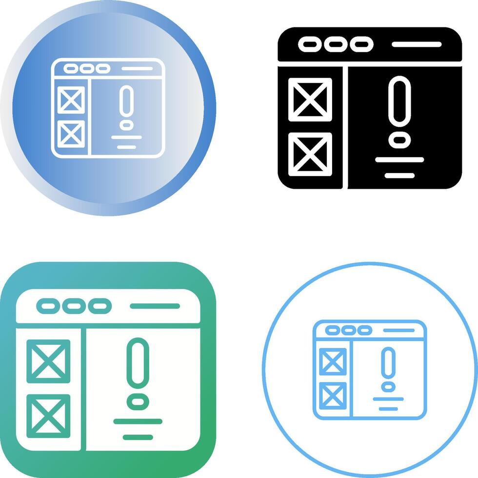 Information Design Vector Icon