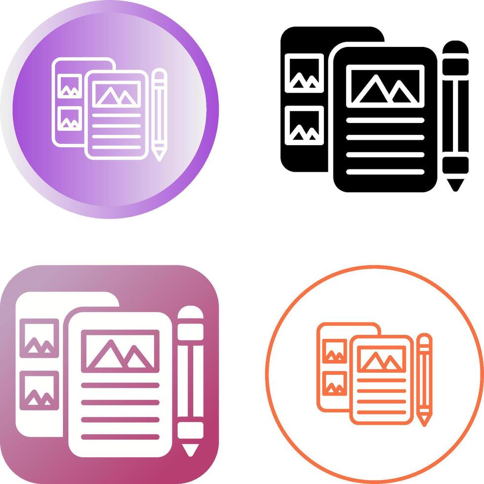 High Fidelity Prototyping Vector Icon