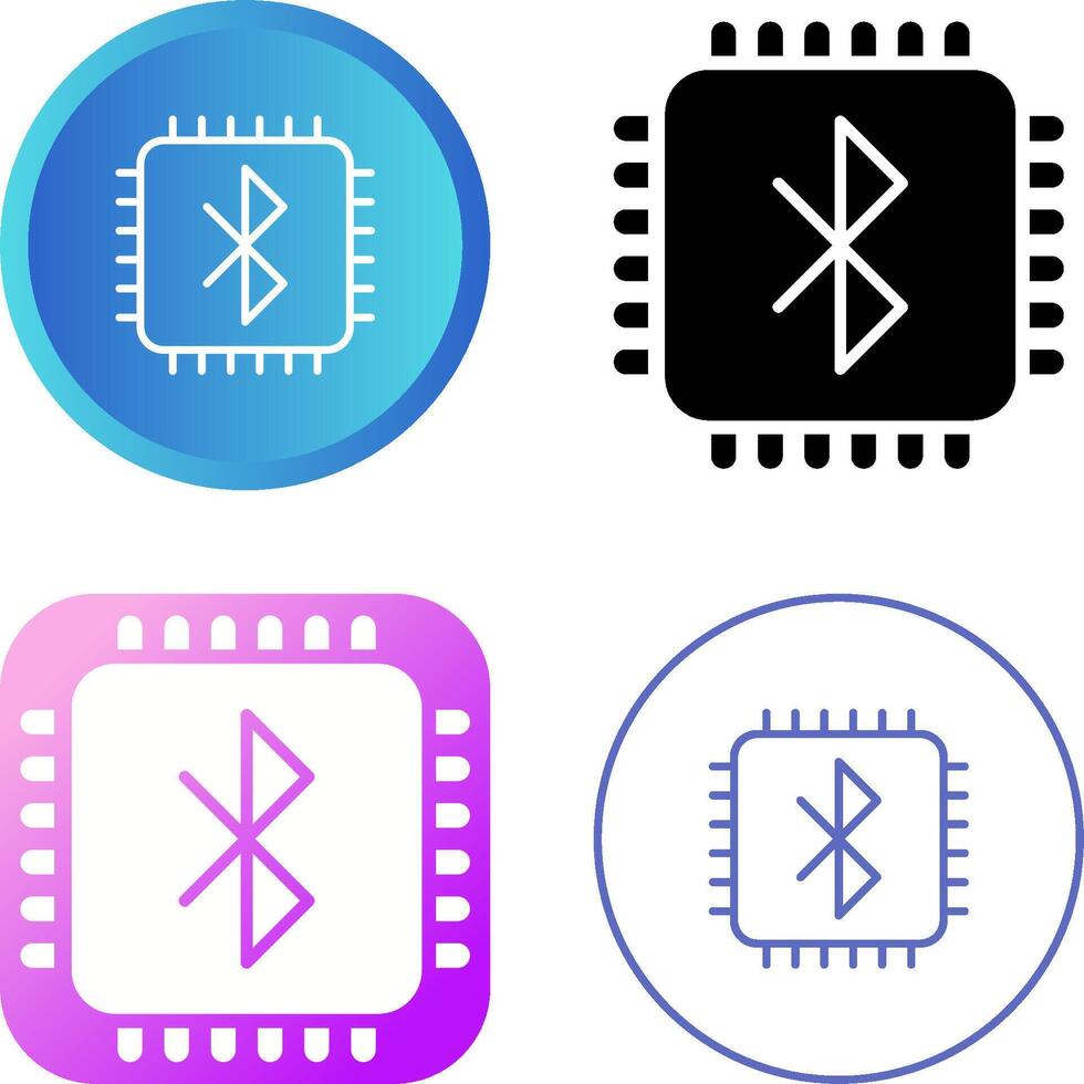 icono de vector de bluetooth