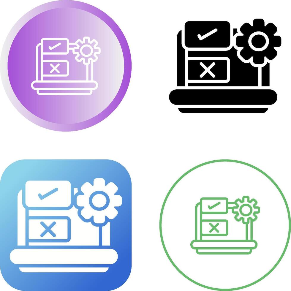 User Testing Vector Icon