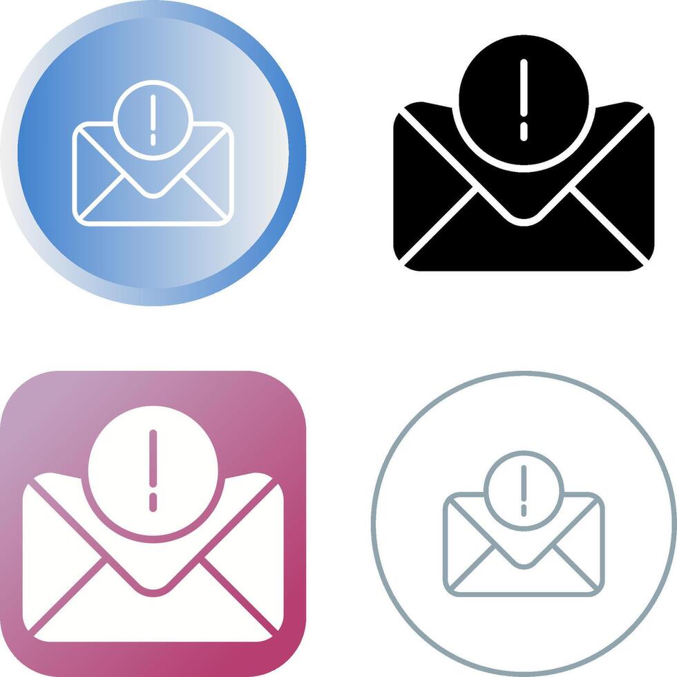 Error Message Vector Icon