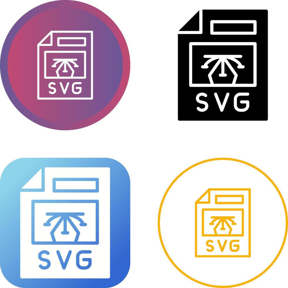 Svg File Vector Icon