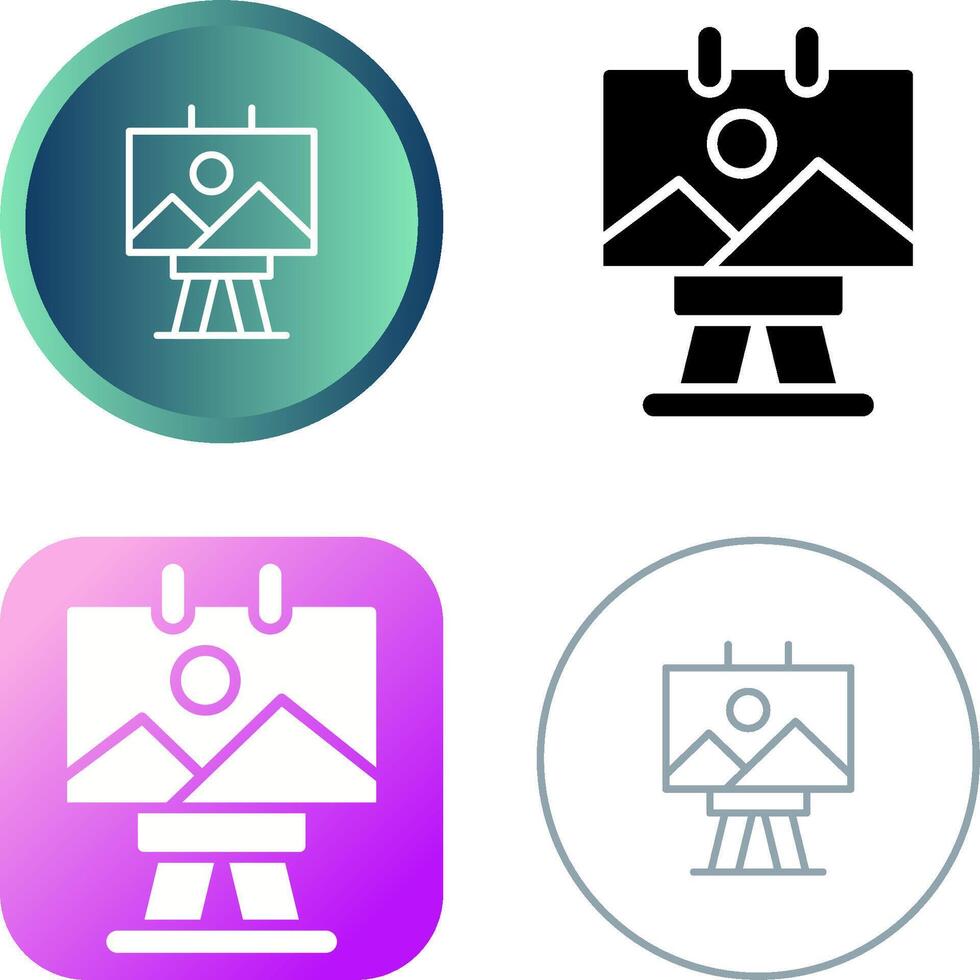 Canvas Vector Icon