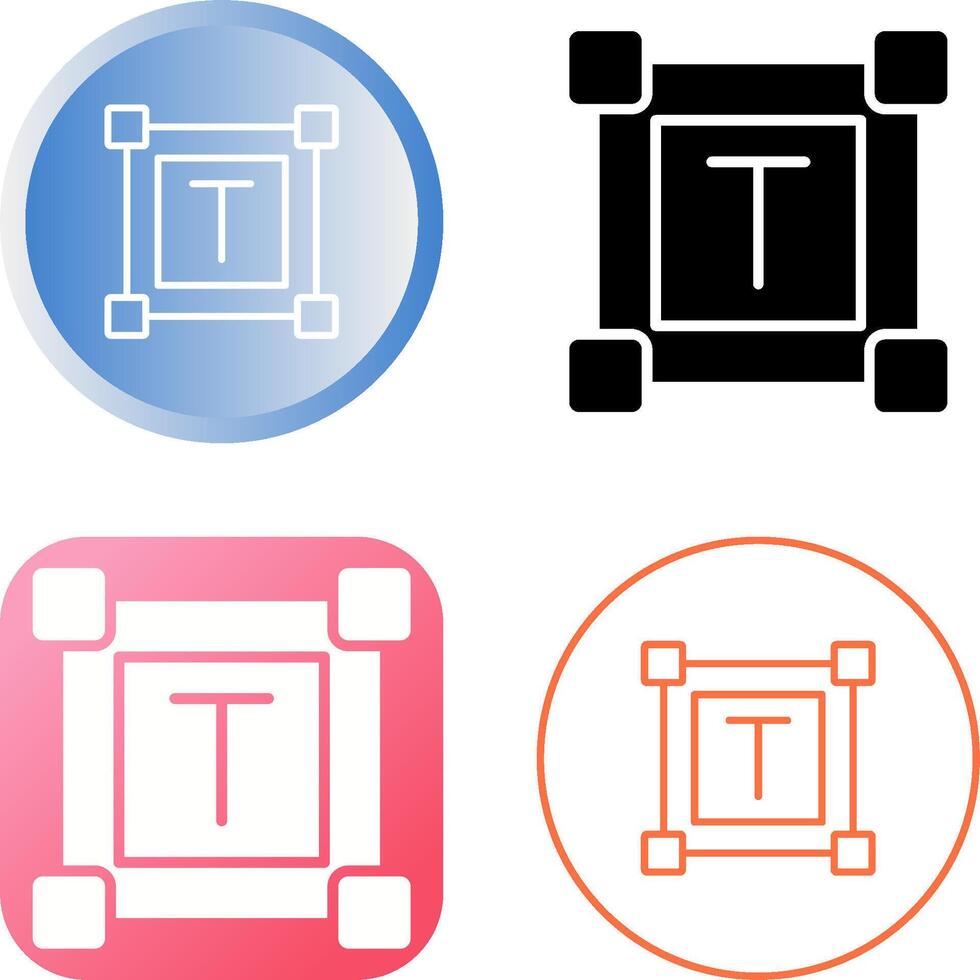 Font Design Vector Icon