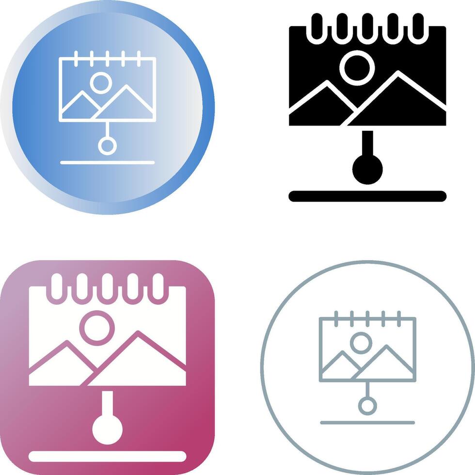 Canvas Vector Icon