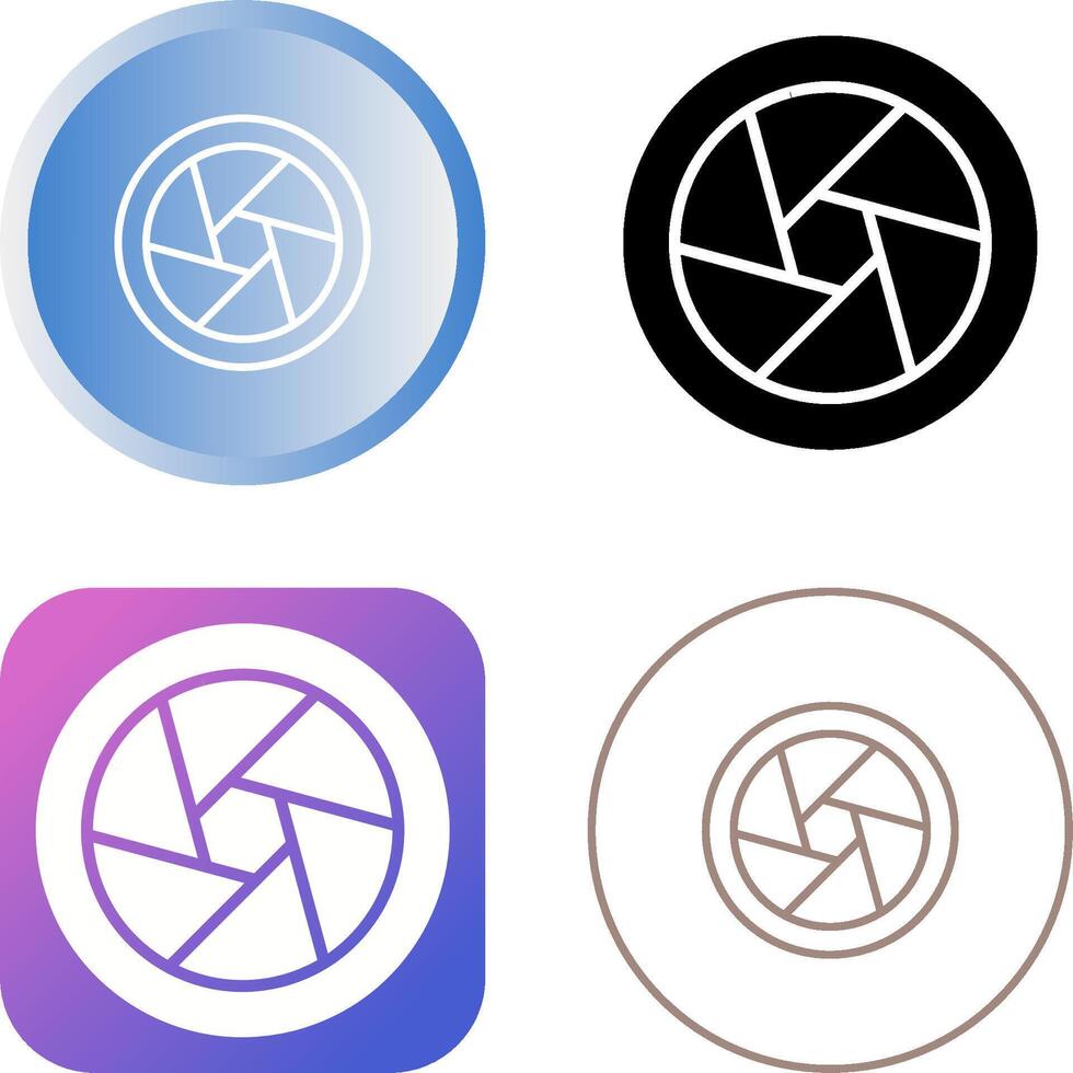 Photography Lens Vector Icon