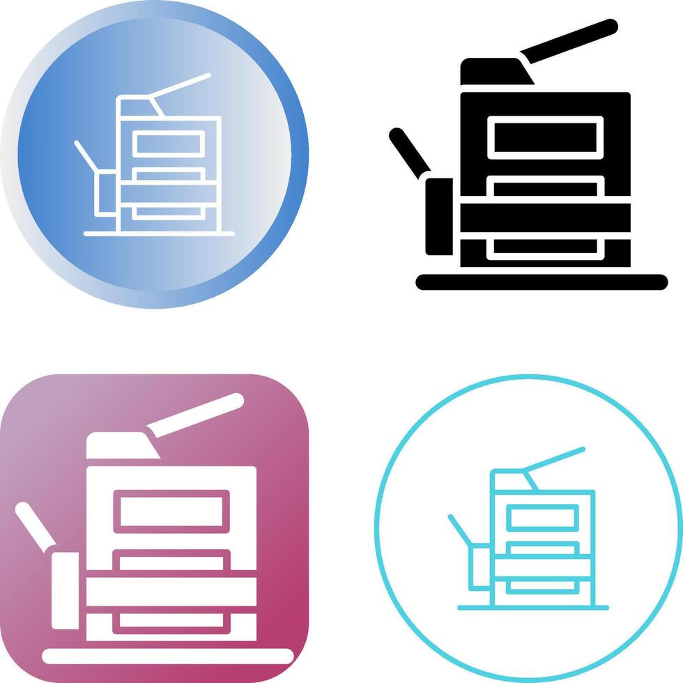 Copy Machine Vector Icon