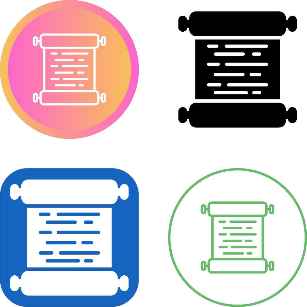 Scroll Vector Icon