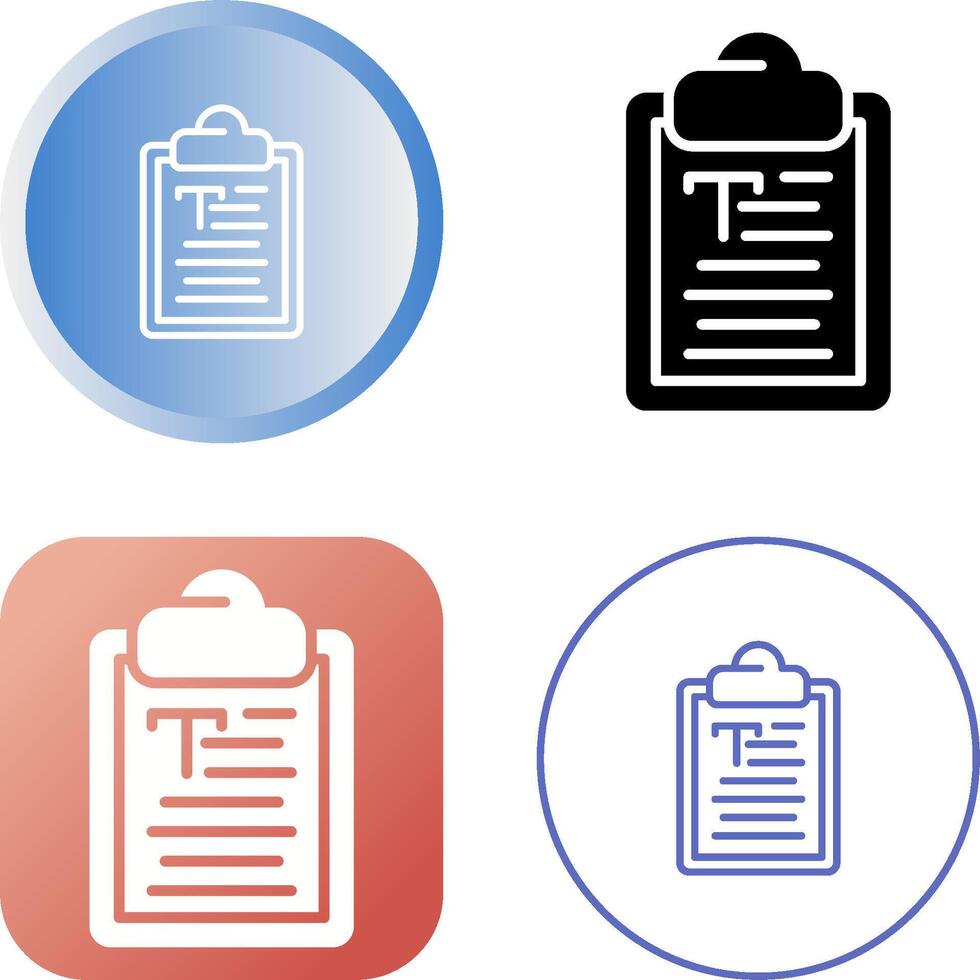 Text Vector Icon