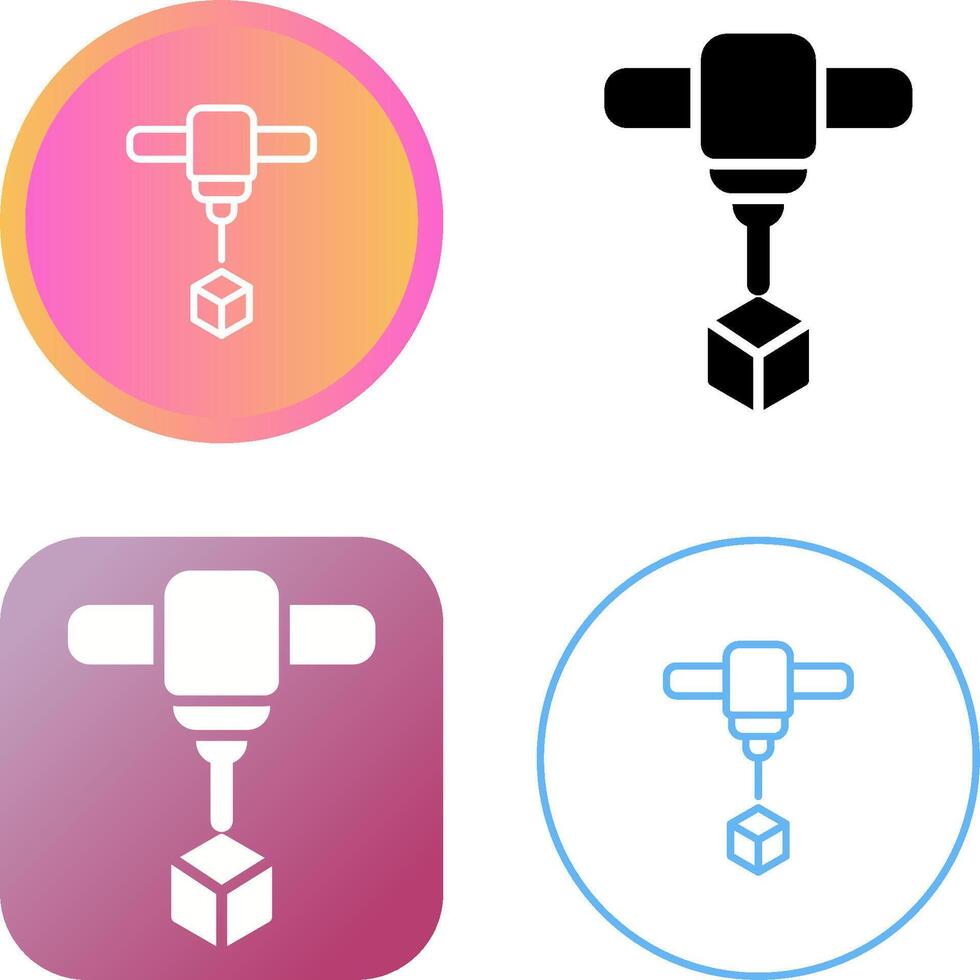 3d Printing Vector Icon