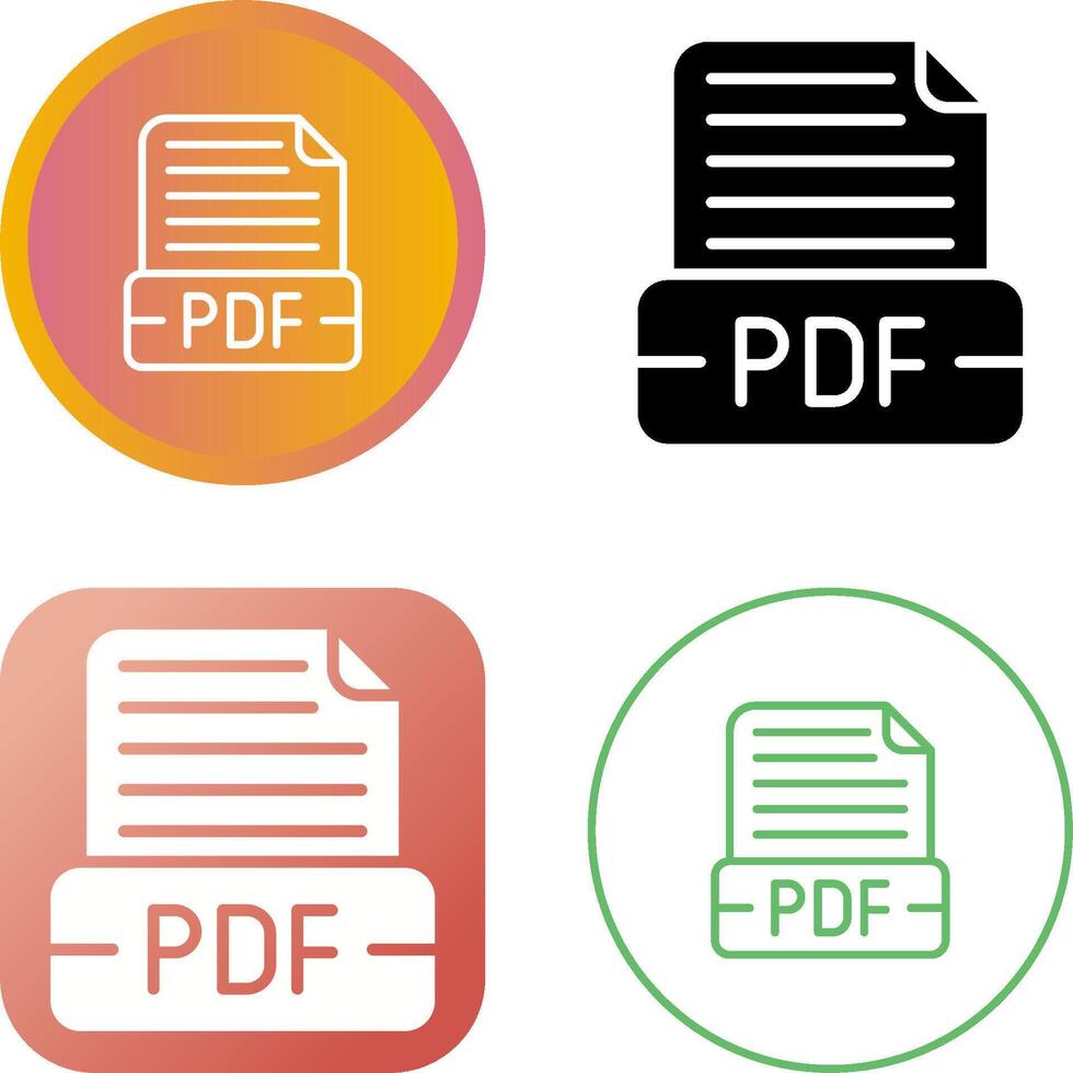 Document Formate Vector Icon