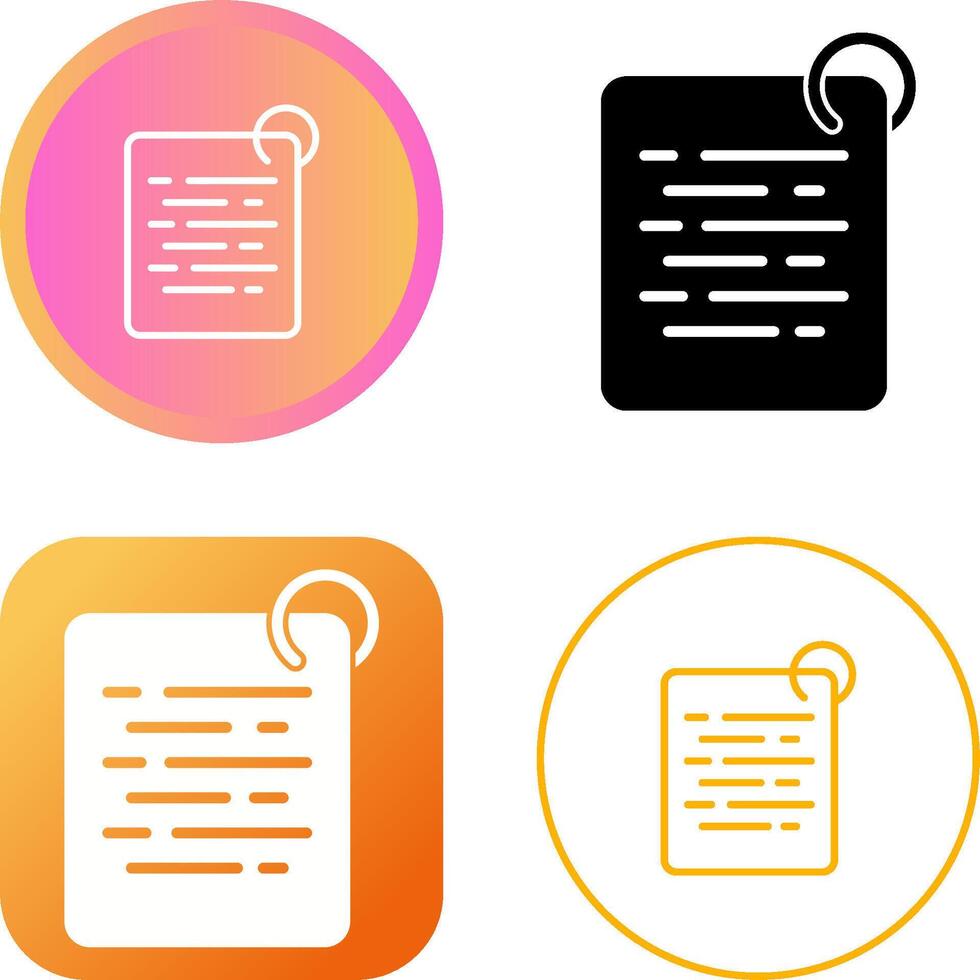 Document Vector Icon