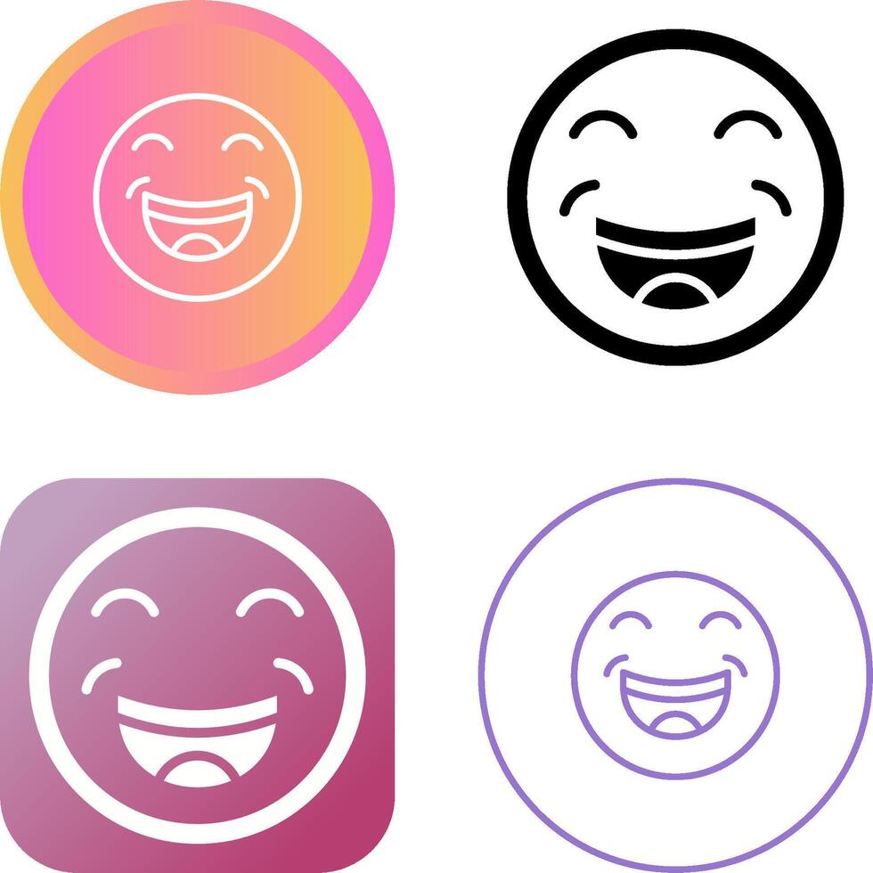 icono de vector de sonrisa