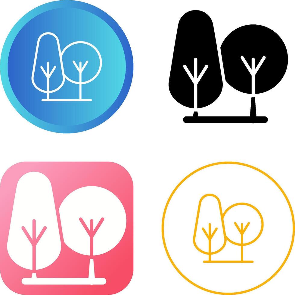 Trees Vector Icon