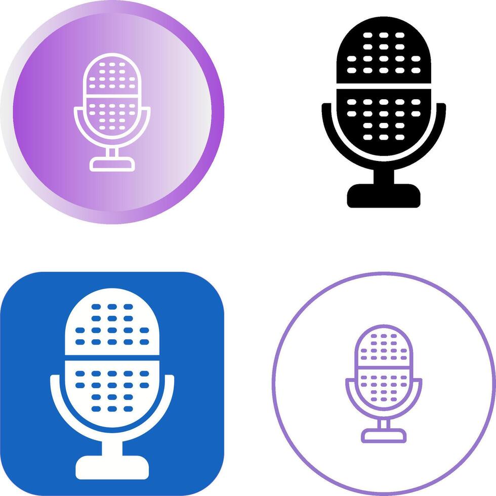 Microphone Vector Icon