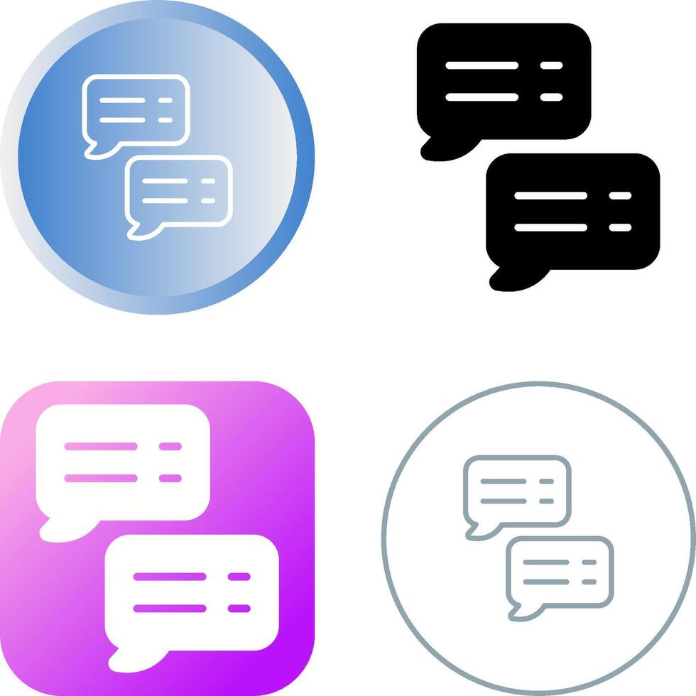 Chat Bubble Vector Icon