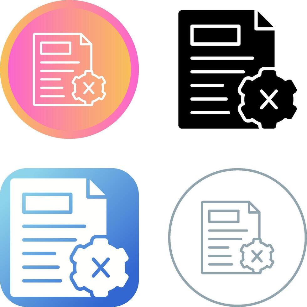 Cancelled Vector Icon