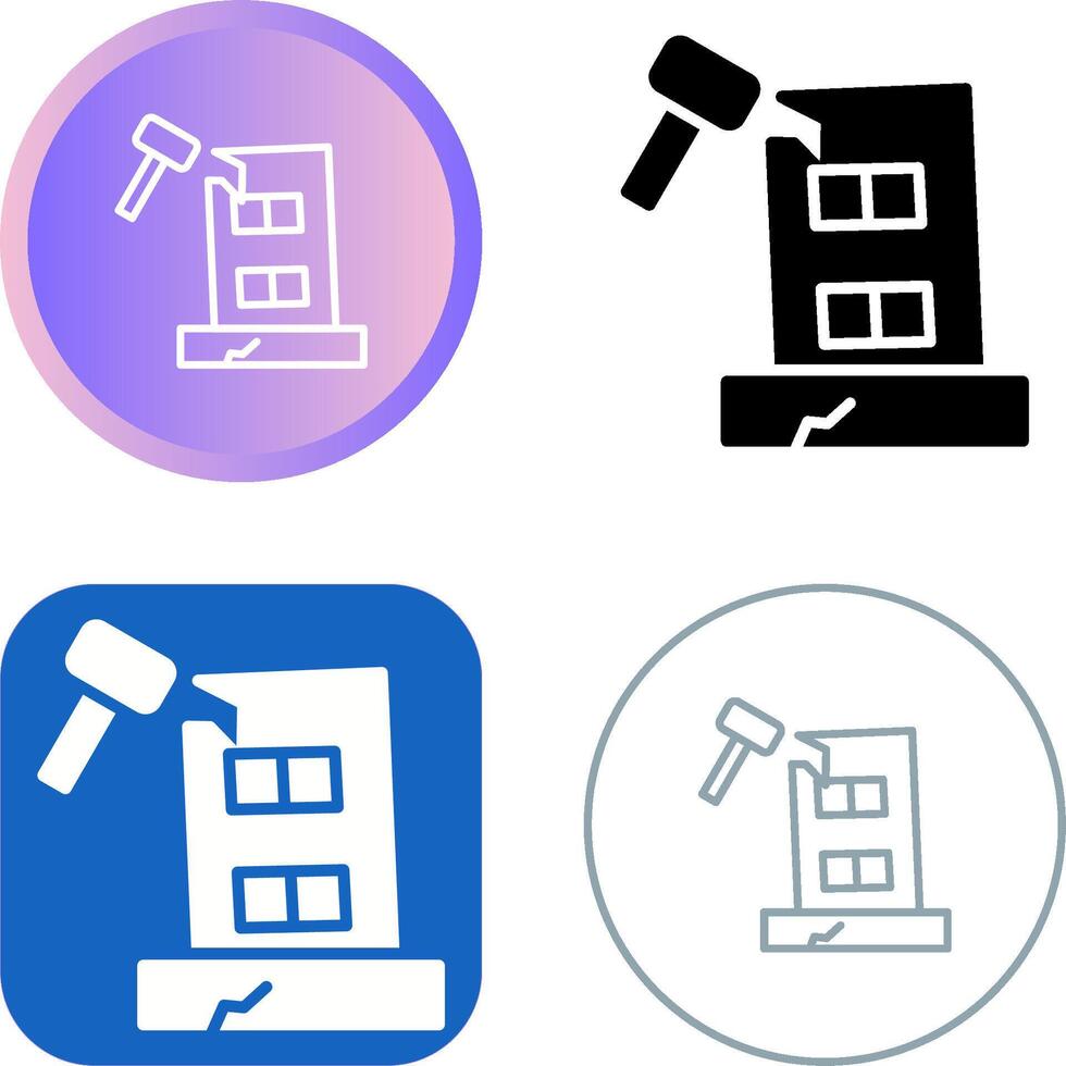 Industry Disruption Vector Icon