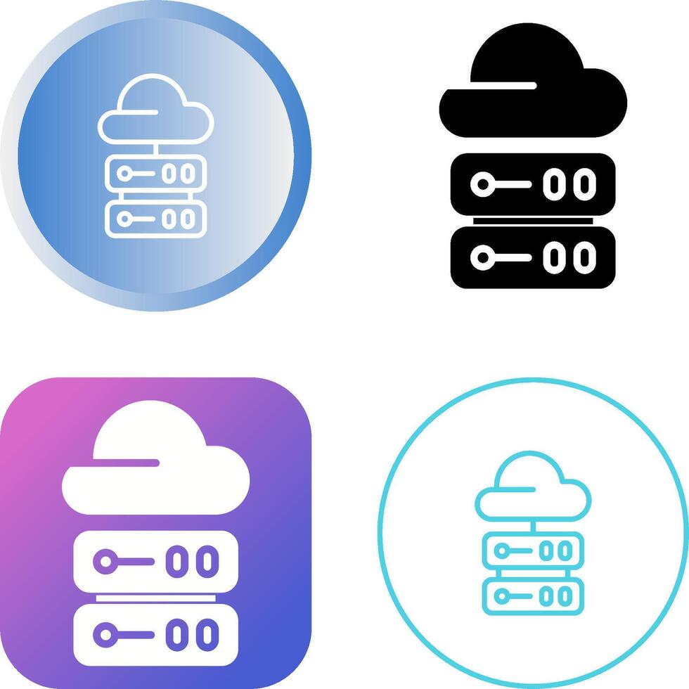 Cloud Computing Vector Icon