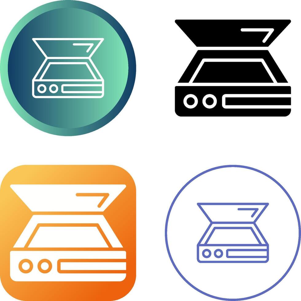 Scanner Vector Icon