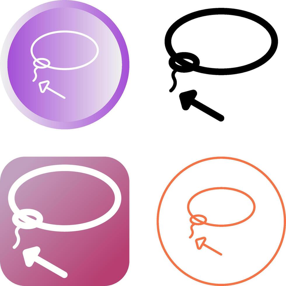 Lasso Vector Icon