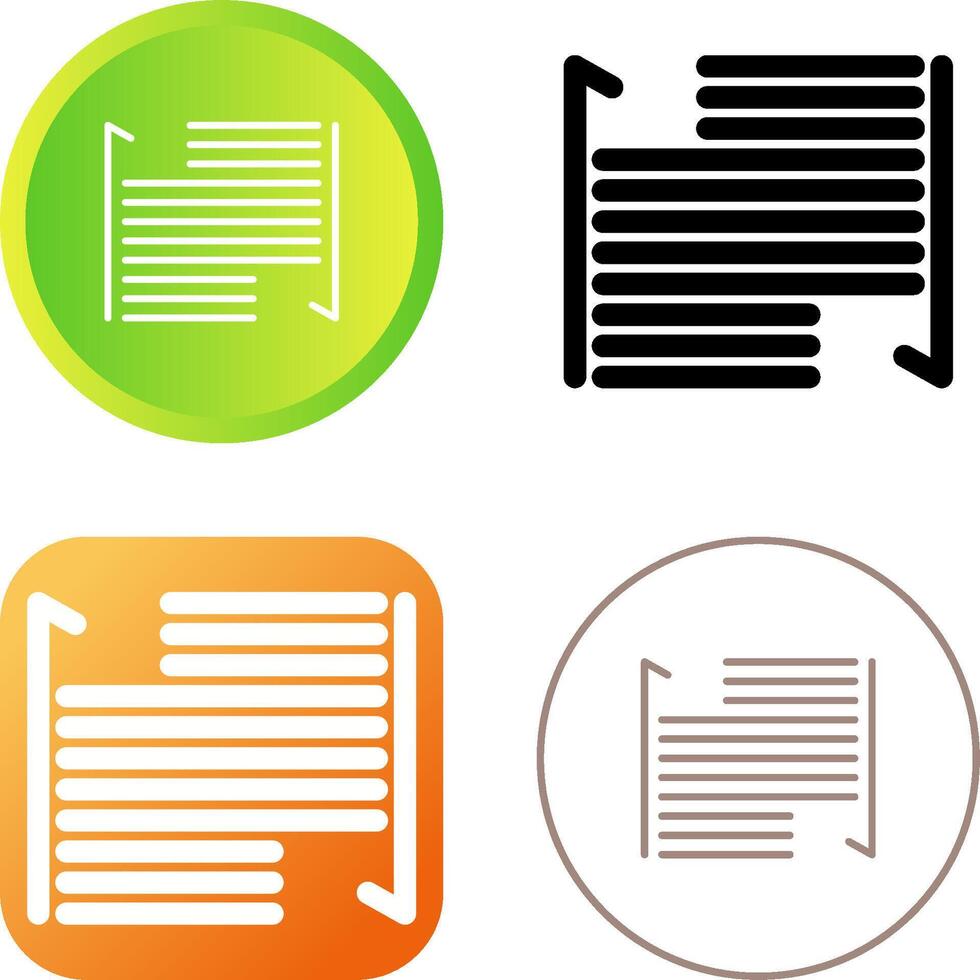 Indent Vector Icon