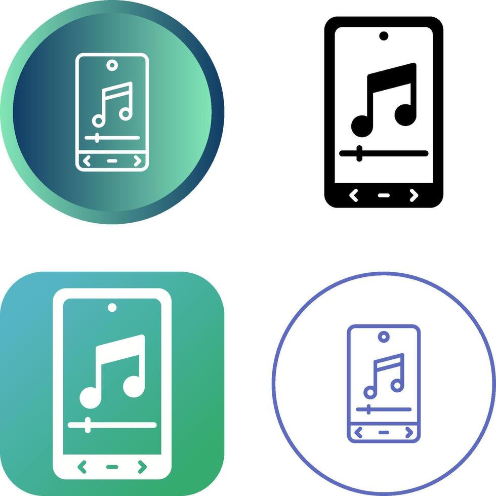 Music Player Vector Icon