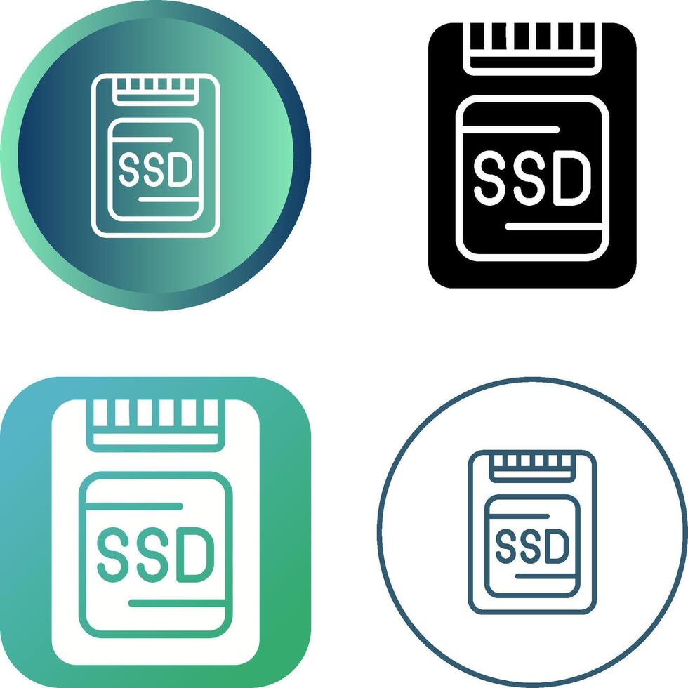 Ssd Vector Icon