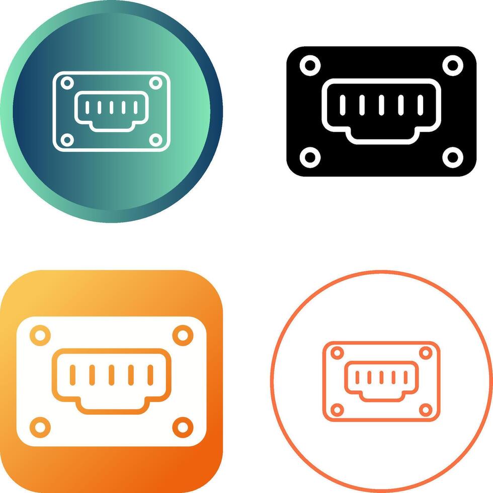 Ethernet Vector Icon