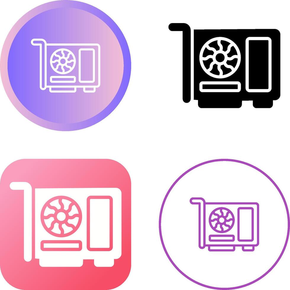 Graphic Card Vector Icon