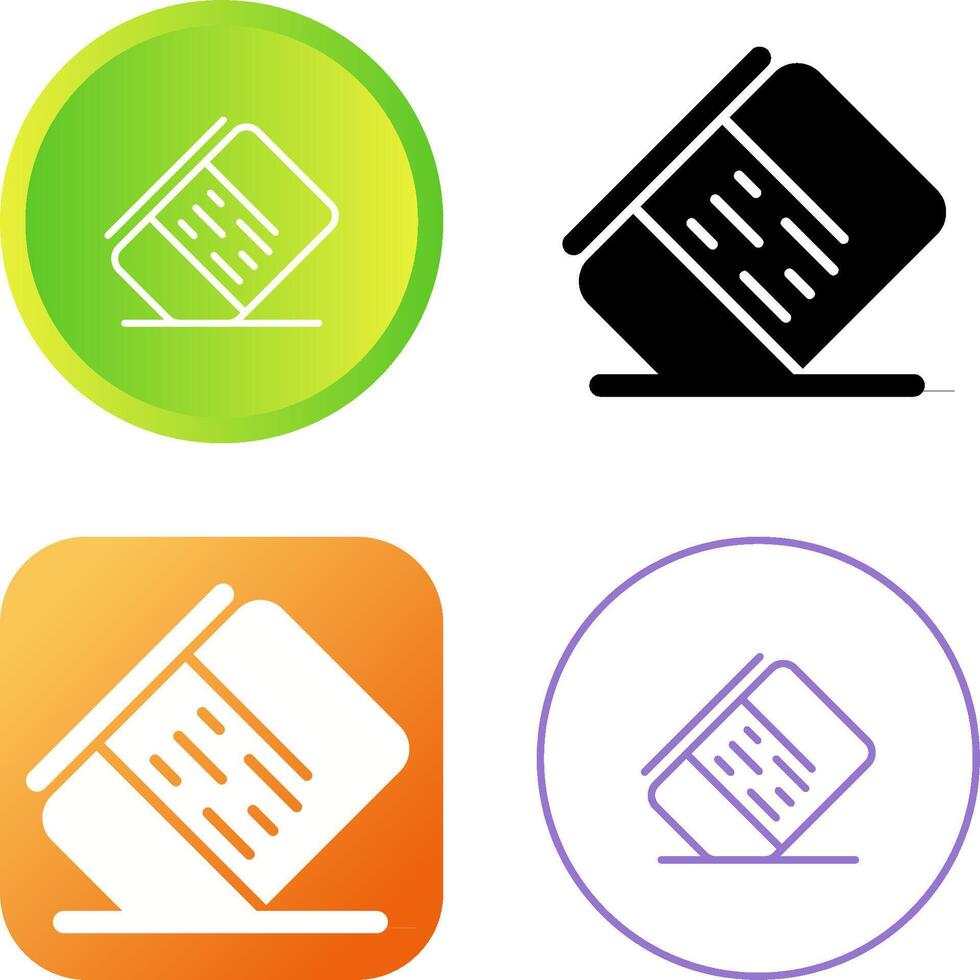 Eraser Vector Icon