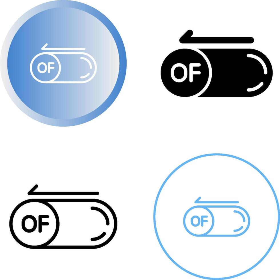 Of Button Vector Icon