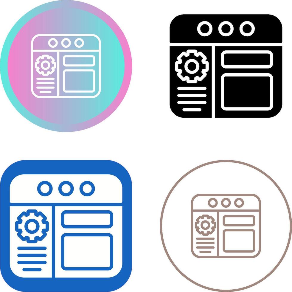 Web Browser Vector Icon