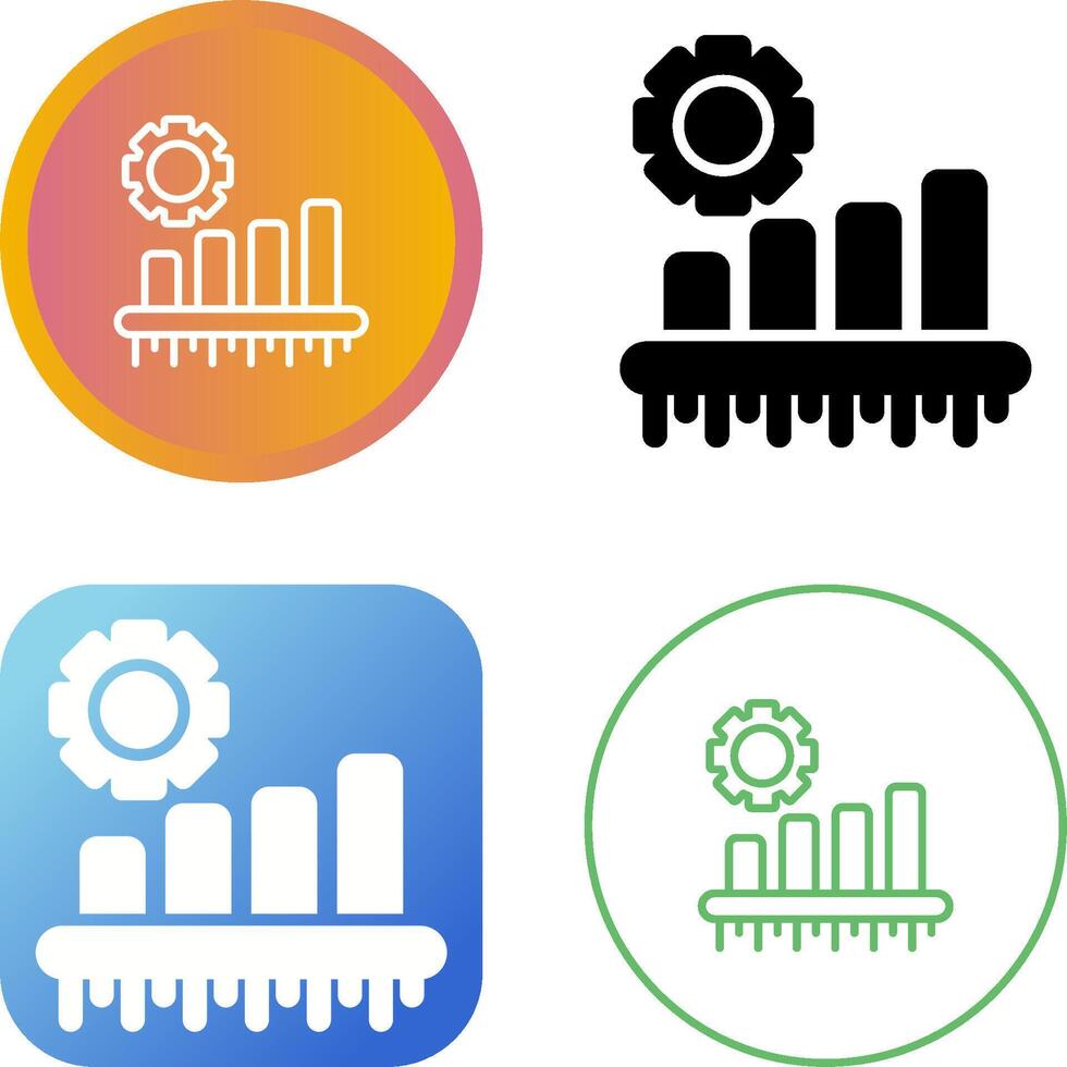 Bar Graph Vector Icon