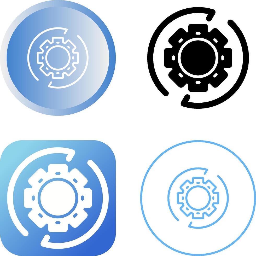 Settings Gear Vector Icon