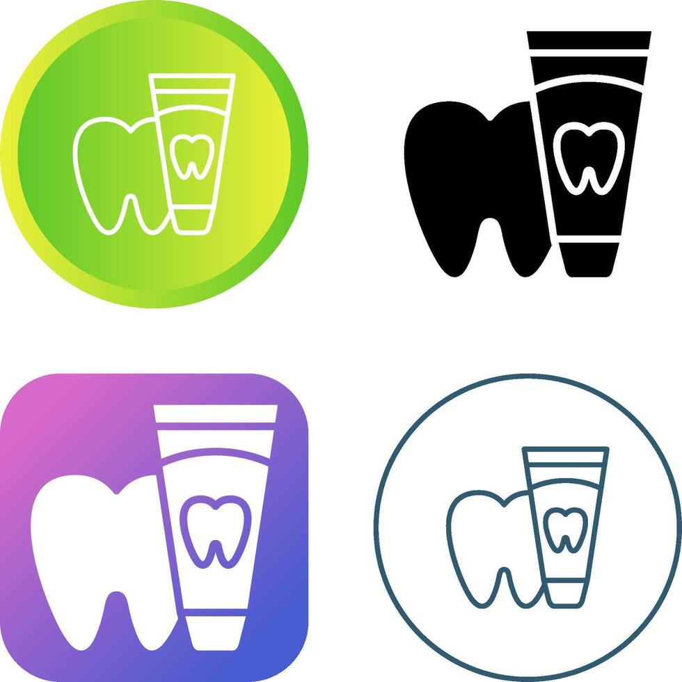 Toothpaste Vector Icon