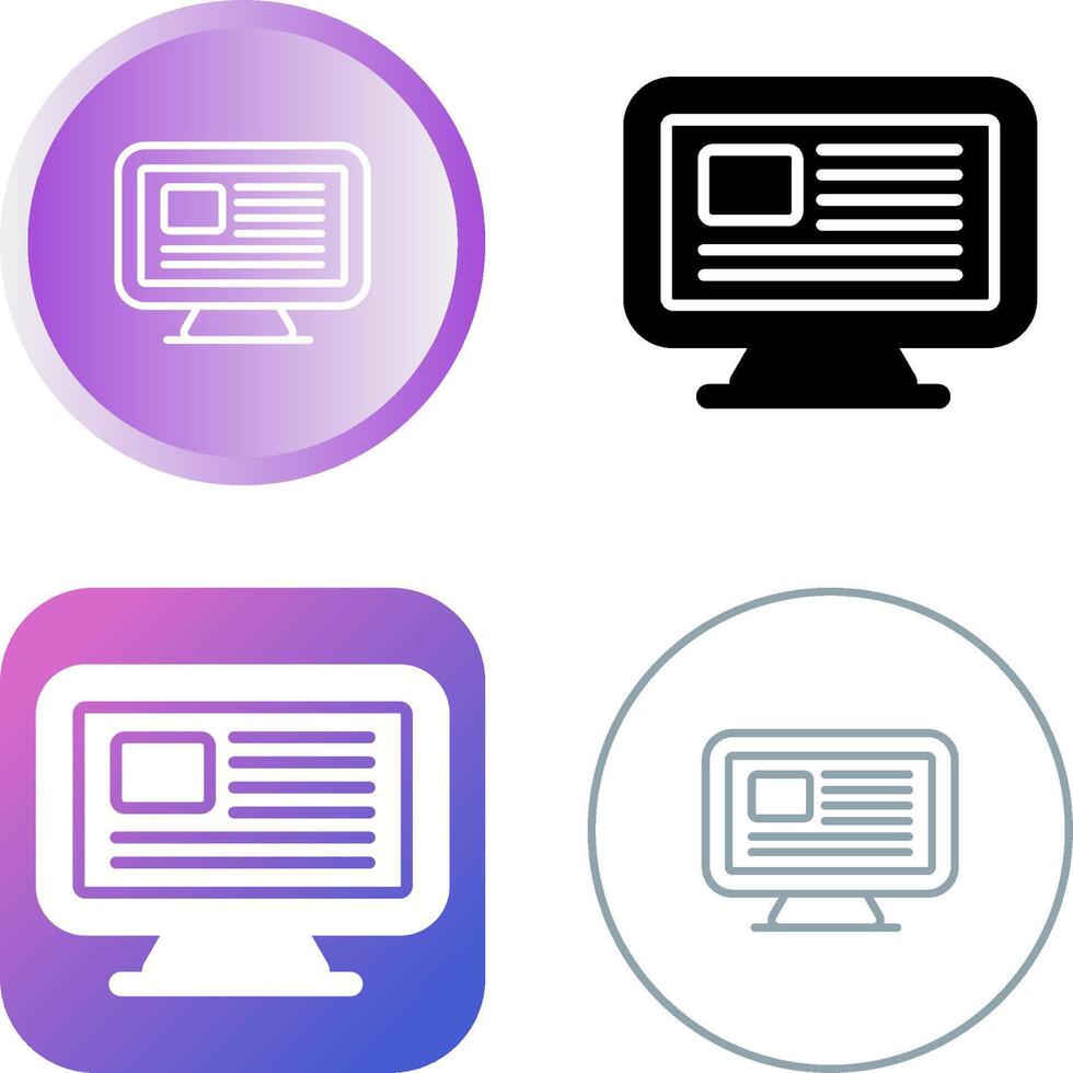 Computer Vector Icon 40666557 Vector Art at Vecteezy