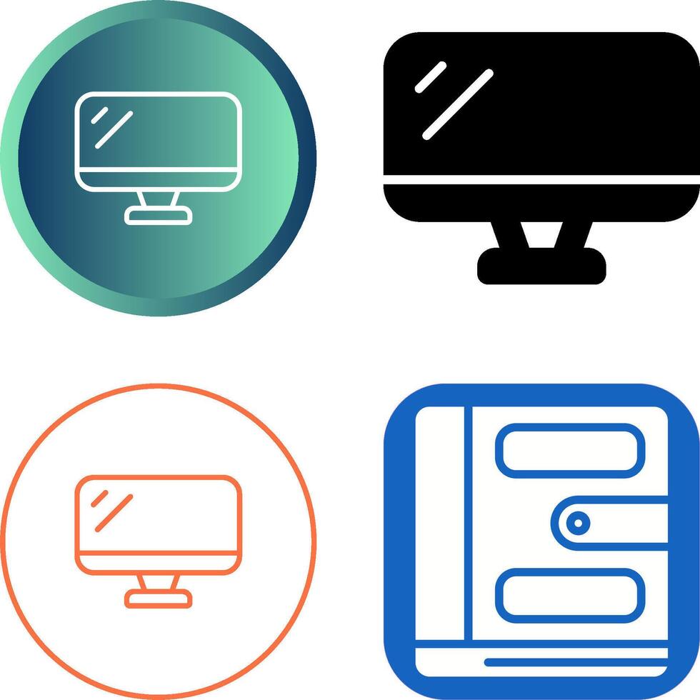 Monitor Vector Icon