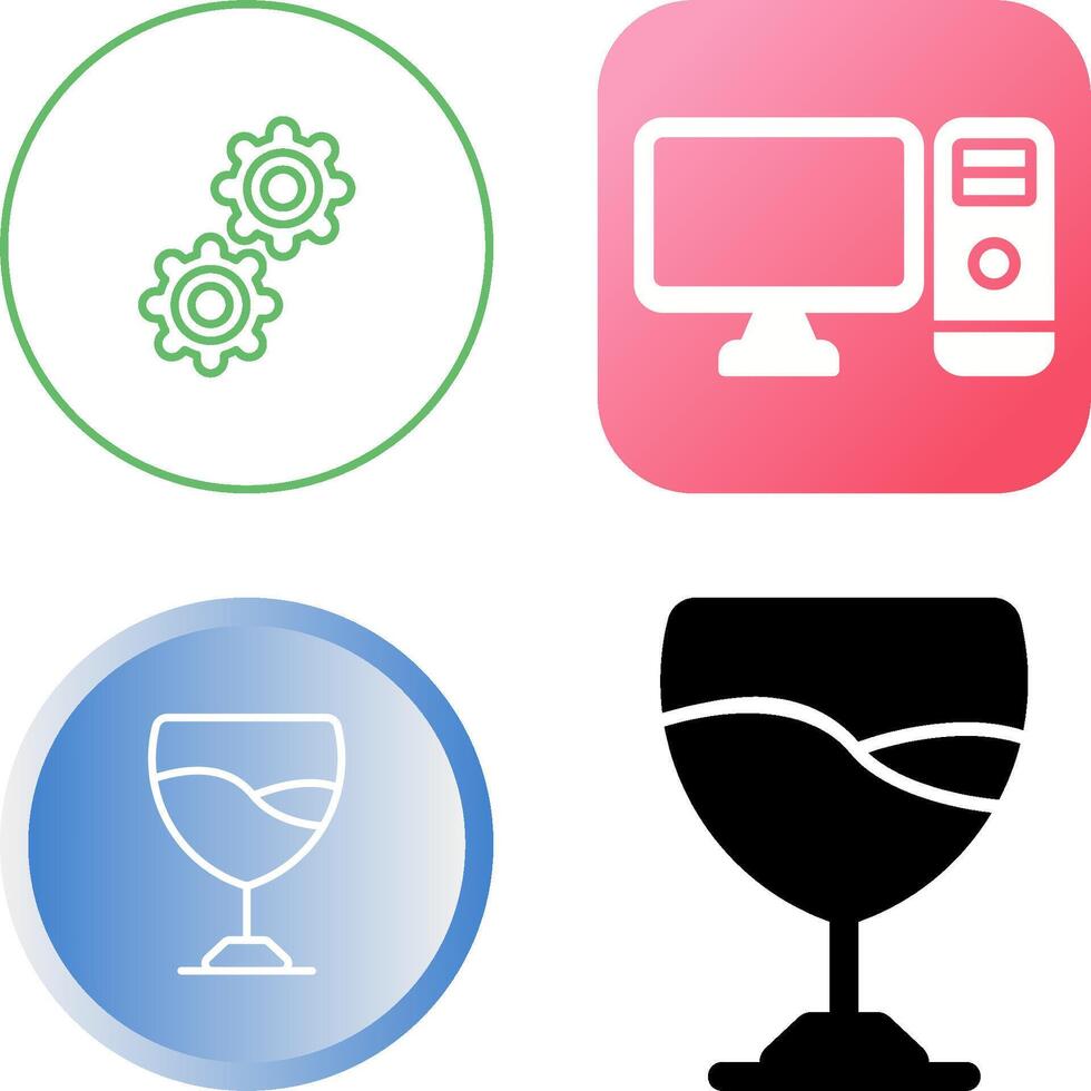 Wine Glass Vector Icon