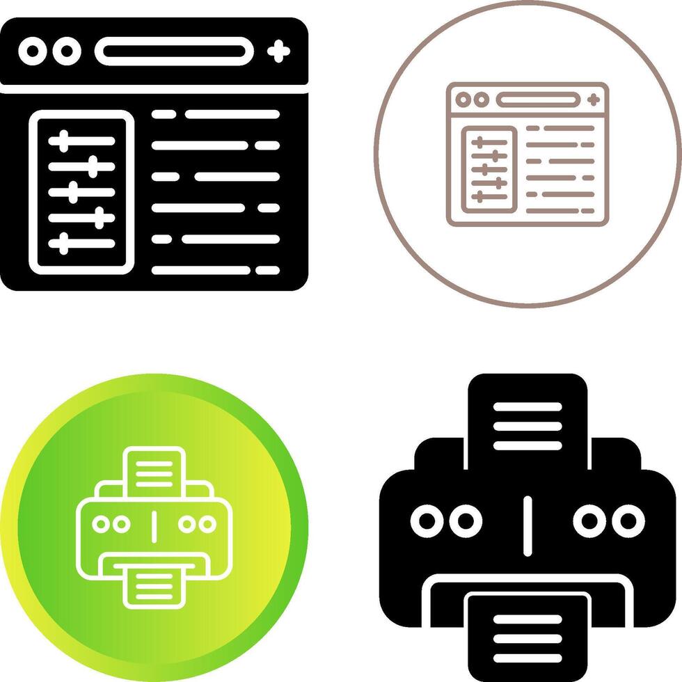 Printer Vector Icon