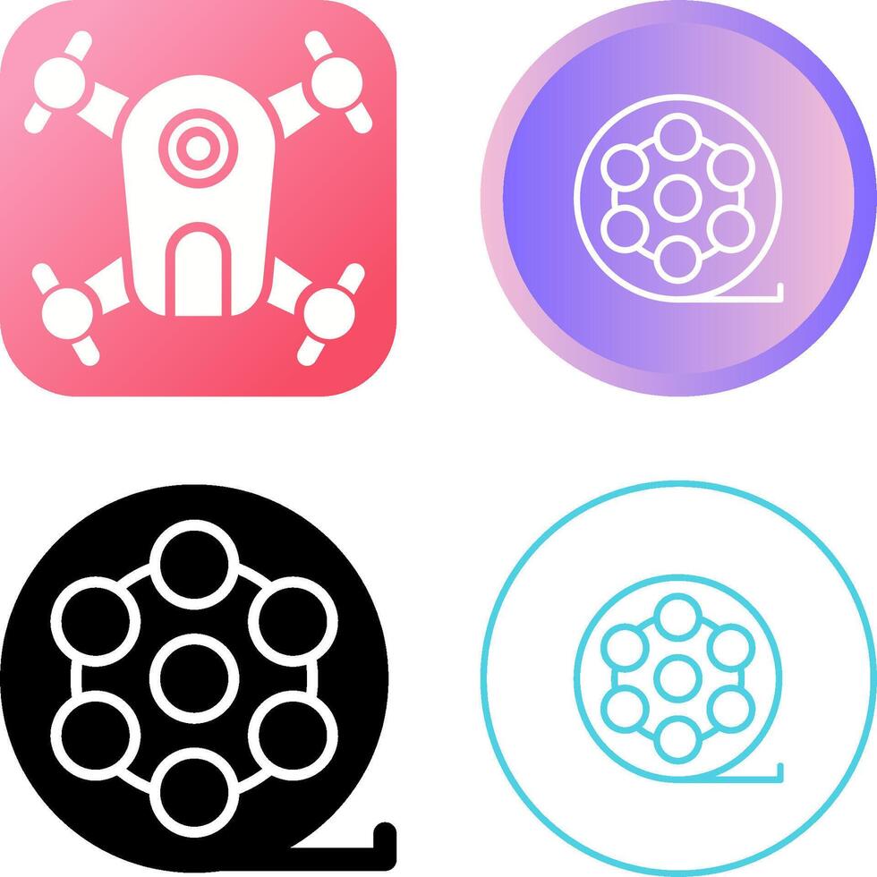 Film Reel Vector Icon