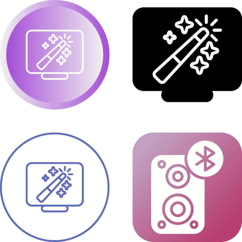 Desktop Computer Vector Icon