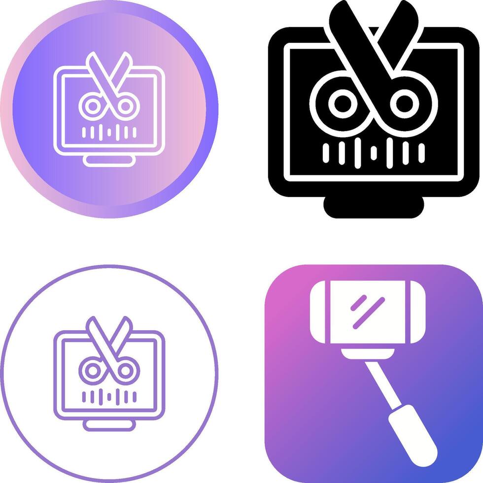 Desktop Computer Vector Icon