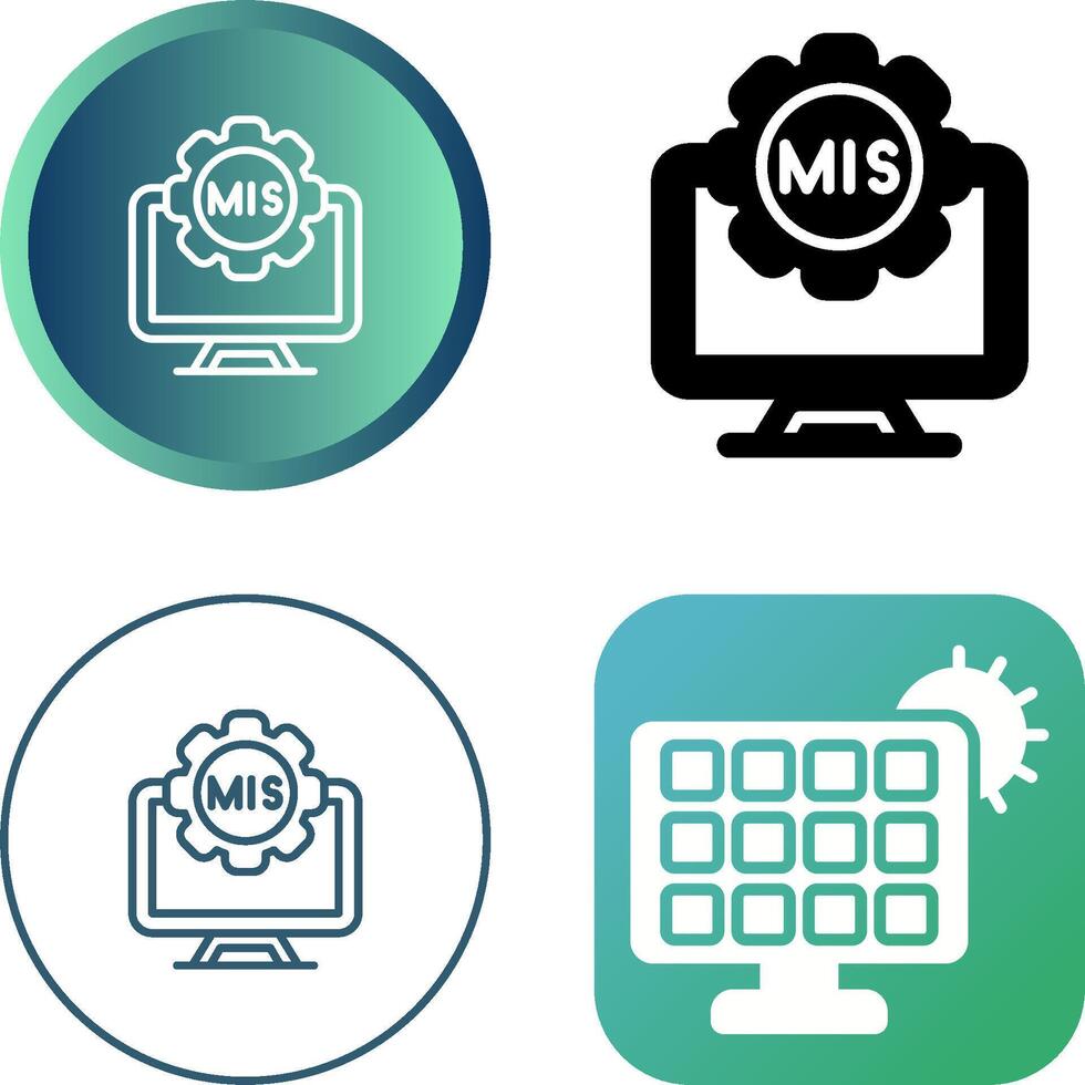 Management Service Vector Icon