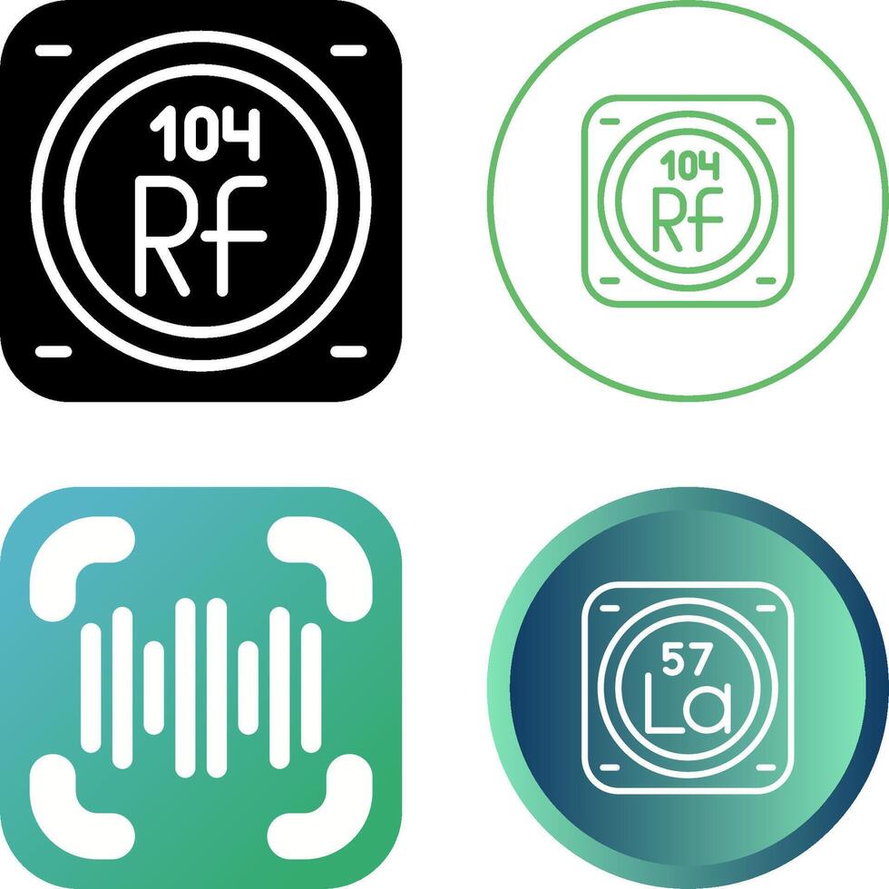 Rutherfordio Vector Icon