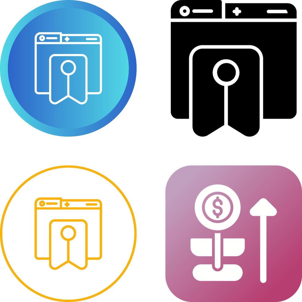 Bookmarked Vector Icon