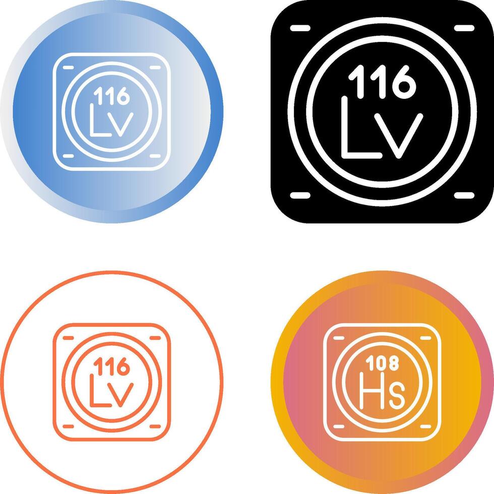 Chemical Element Vector Icon