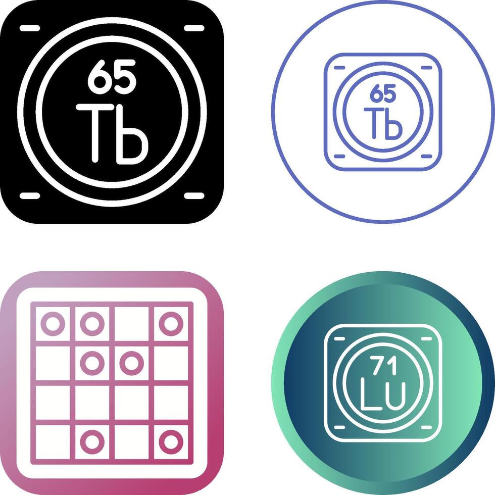 Chemical Element Vector Icon